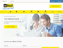Tablet Screenshot of inrent.com.au